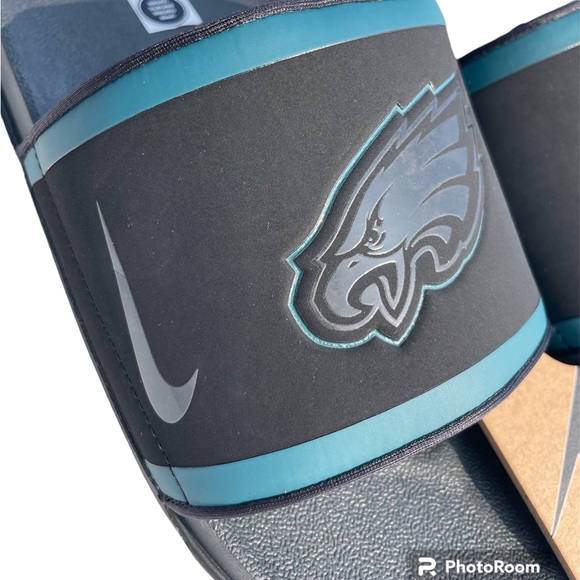 🏈 PHILADELPHIA EAGLES | Brand New NIKE Off-court slides Beach sandals Men’s - Picture 2 of 4